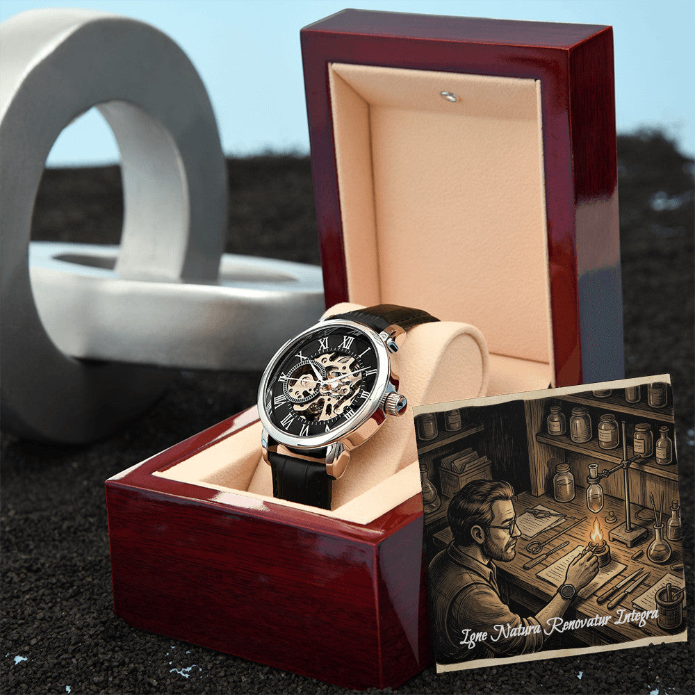 THE ALCHEMIST'S FORGE: OPENWORK SKELETON WATCH