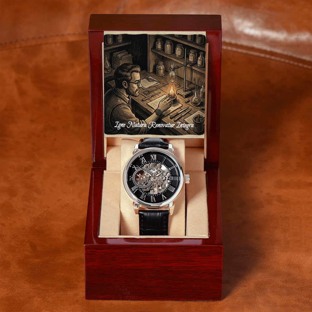 THE ALCHEMIST'S FORGE: OPENWORK SKELETON WATCH